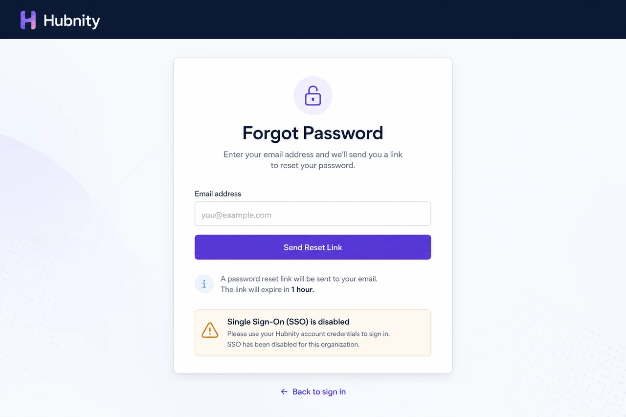 What if I forgot my password? screenshot