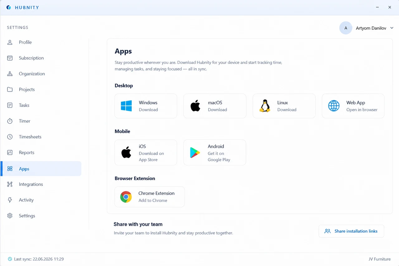 Install and sign in screenshot