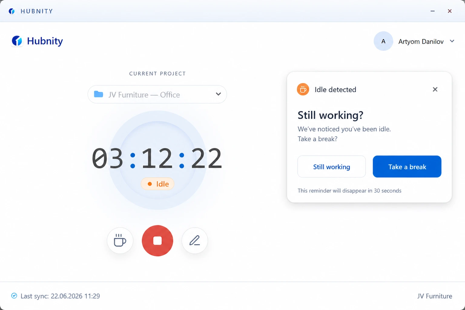 How idle detection works screenshot