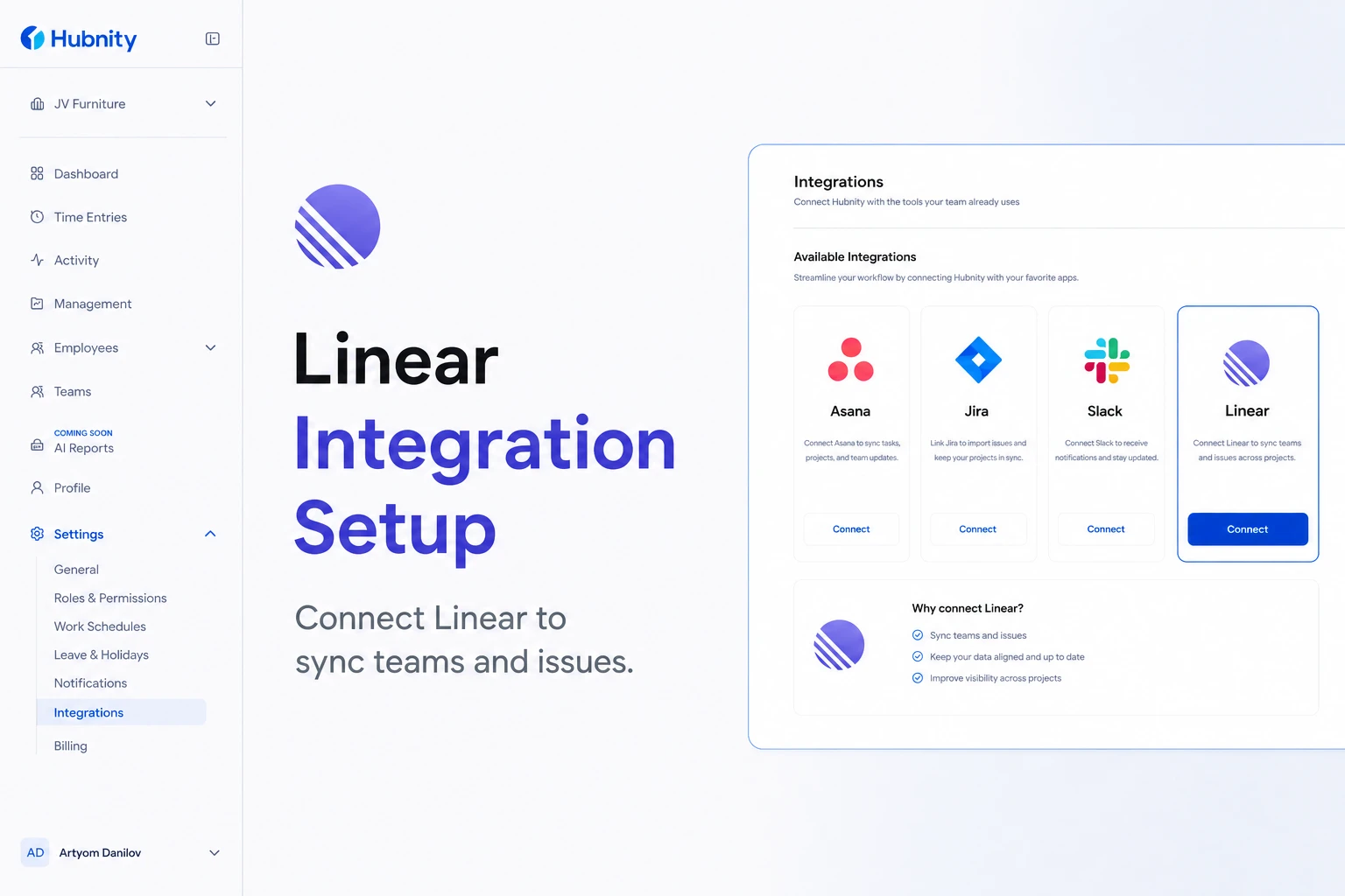 Linear Integration Setup