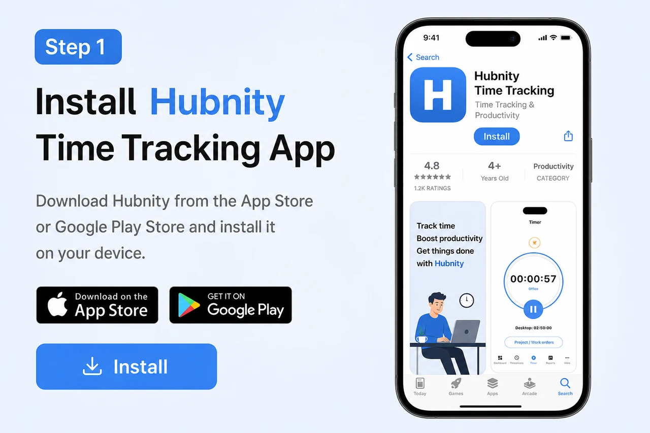 Get started on mobile screenshot