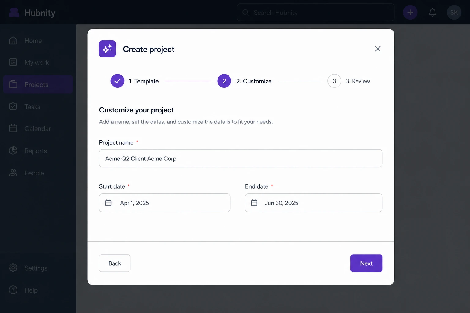 Step 3 screenshot