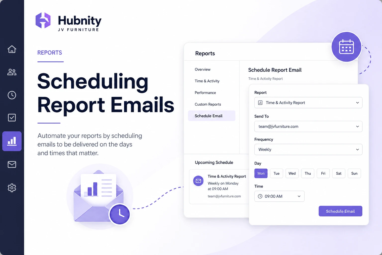 Scheduling Report Emails