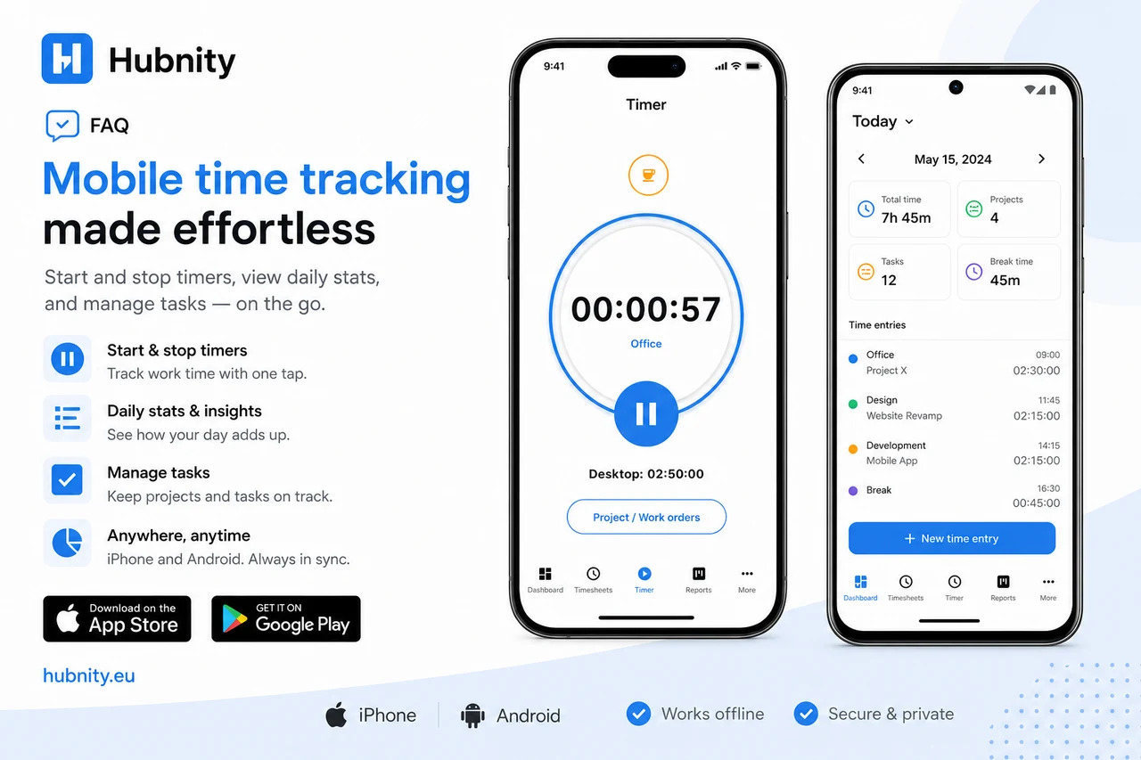 Mobile tracking screenshot