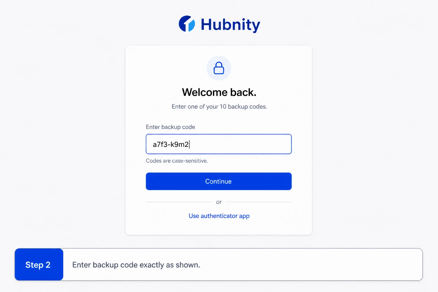 Step 2 screenshot
