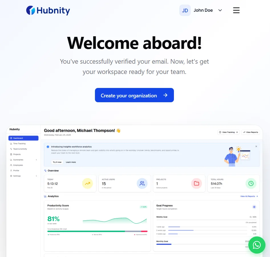 Get started screenshot